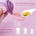 Baby Fresh Fruit Food Pacifier Nibbler Feeder 2 Pack HAOBAOBEI Pacifier Teether for Babies 3 Months+ Training Massaging Teething Toy BPA Free Silicone Feeder with 4 Silicone Pouch (Purple&Yellow) Yellow&Purple - Buy Online on GoSupps.com