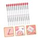 24pcs Translucent Lip Balm & Makeup Brush Set - Silicone Lip Applicator Wands for Lip Gloss Tint & Mask - Portable Beauty Tools for Flawless Lips - Buy Online on GoSupps.com