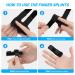 Echify Adjustable Finger Rail - Trigger Finger Protection & Stabilizer for Arthritis & Injuries - Aluminum Support (Black) - Buy Online on GoSupps.com