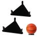 Tasybox Acrylic Ball Stand Holder, Sports Ball Storage Display Rack for Basketball Football Volleyball Soccer Rugby Balls 2 Pack Black