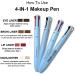 MARKELL 4 in 1 Makeup Pen Touch-up Pen Makeup Eyebrow Pencil Waterproof 4 Colors Multifunctional Beauty Makeup Pen 02 - Buy Online on GoSupps.com
