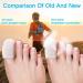 Breathable Silicone Big Toe Caps - 10Pcs Pain Relief for Corns, Blisters, Ingrown Toenails - White - Buy Online on GoSupps.com