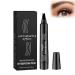 Daffezon Upgraded Natural Eyebrow Pencil 2024 Microblading Eyebrow Pencil 4 Heads Microblading Eyebrow Pencil Waterproof Natural Eyebrow Pencil Smudge-Proof Eyebrow Pencil