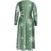 Hanxiulin Women's Christmas Dress | Long Sleeve Sweater Dress with Elk Print & Hoodie - Perfect for Holiday Parties | Autumn Winter Outfit in Green XL - Buy Online on GoSupps.com