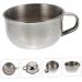 Buy Healeeved 8-Piece Stainless Steel Shaving Soap Peel Razor Jar Set for Men - Practical Shaving Bowl with Handle - International Shipping Available - Buy Online on GoSupps.com