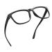 LifeArt Blue Light Blocking Glasses Cut UV400 Transparent Lens Computer Reading Glasses Anti Eyestrain/Anti Scratch/Anti Smudgy Sleep Better for Women/Men(LA_Milo 0.00 No Magnification) +0.00(No Magnification) Milo_black