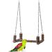 Bird Toys Wooden Perch For Large Birds Natural Wood Parrot Swing Chew Toy Easy To Install For African Greys Mini Macaws Bird Chew Toys Wood For Cockatiels Parakeets Lovebirds Conure Parrots - Buy Online on GoSupps.com