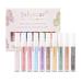 Liquid Eyeshadow XIXIAN 10pcs 2.5ml Liquid Eyeshadow Shiny Long-lasting Brush Structure Glitter Charming Eye Makeup