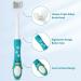 RAZOKO 3 Sided Toothbrush for Kids - Gentle Triple-Angle Training Toothbrush for Toddlers - Effective Oral Care with Great Angle Bristles - Buy Online on GoSupps.com