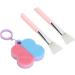 Silicone Face Scrubber Set Flexible Silicone Face Scrubber Foam Brush for Easy Skin Massage Portable and Soft with Storage Box for Skin Care - Buy Online on GoSupps.com