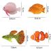 Buy Numama Artificial Fish for Aquarium | Colorful 4pcs Decorative Ornaments for Fish Tanks - Buy Online on GoSupps.com