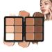 Carla Secret Concealer Palette,12 Colors Carla Secret Cream Blush Palette,Carla Secret Makeup Palette,LongWearing Full Coverage Makeup for Flawless Skin,Long Lasting Waterproof,for All Skin Types (01)