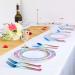 Supernal 120pcs Rainbow Silverware Set - Elegant Plastic Cutlery for Rainbow Party - Durable Gold and Pink Flatware - 40 Forks, 40 Knives, 40 Spoons - Buy Online on GoSupps.com