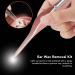 Portable Light Earpick for Ear Wax Removal - Small Round Tip, Durable & Visible with Storage Box - Buy Online on GoSupps.com