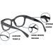 Oversized Reading Glasses for Women - 3 Pack Blue Light Blocking Spring Hinge Readers in Black Leopard & Grey - +0.75 Magnification - Buy Online on GoSupps.com