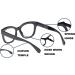3 Pack Oversized Blue Light Blocking Reading Glasses for Women - Leopard 1.5x - Buy Online on GoSupps.com