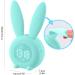 Aoreun Cute Rabbit Alarm Clock for Kids - Night Light Snooze Function & Time-Controlled - Perfect Gift for Boys & Girls - Green - Buy Online on GoSupps.com