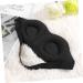 Beaupretty 3D Eyeshade Sleep Mask - Blindfold for Sleeping Blockout Eye Cover with Lemon Cocktail Straws - Comfortable Black Sleep Masks for Travel & Home Use - Buy Online on GoSupps.com