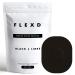 Flexd - Freestyle Waterproof Sensor Covers for Libre 2 & 3 - (30 Pcs) - Libre 3 Sensor Covers - CGM Adhesive Patches - Without Adhesive in The Center - (Oval - Black) 30 Count (Pack of 1)