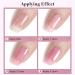 Vishine Transparent Jelly Pale Pink Gel Nail Polish - 15ml UV LED Sheer Pink for French Manicure - Buy Online on GoSupps.com