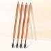 Eyebrow Pencil DoubleSided Waterproof 4 Pieces LongLasting Eyebrow Makeup Pencil Moderate Hardness Spiral Brush Head Beech Pen Handle for Daily Travel (Coffee) - Buy Online on GoSupps.com