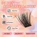 Shop No Glue Self Adhesive Eyelashes - 96 Cluster Lashes DIY 10-16mm Wispy Extensions for Beginners | Long-Lasting Individual False Lashes - Buy Online on GoSupps.com
