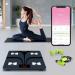 ABYON Bluetooth Smart Body Fat Scale - BMI, BMR, Muscle Mass - Digital Bathroom Scale with App for Weight Monitoring - Buy Online on GoSupps.com