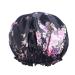 YeeMan 3PCS Flowers Satin Hair Bonnet Set for Curly Hair - Black, Peacock Blue, Fuchsia - Buy Online on GoSupps.com
