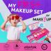 My First Makeup Set for Young Girls | Kids Makeup Kit | Foldable Palette & Mirror | Pink Toddler Makeup Gift - Buy Online on GoSupps.com