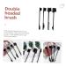 POPETPOP 12 Pcs Eyebrow Brush Set - Ultimate Makeup Grooming Tool for Perfect Hairline & Eyebrows | Eyebrow Mascara & Lash Shaper - Buy Online on GoSupps.com