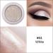 Mysense Single Glitter Eyeshadow Cream Powder Pearlescent Eye Shadow - White Silver | High Pigment, Long-Wearing, Ultra Shimmer - Day & Night Makeup (01) - Buy Online on GoSupps.com
