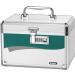 Medicine Lock Box with Combination Lock Medication lock box Small 10x6.7x6.7 Inch medicine safe lock box medical box organizer Silver Small-10in