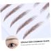 BIUDECO Fake Eyebrow Stickers 4pcs Eyebrow Stickers Waterproof Stickers Eyebrow Tattoos 6d Hair-like Eyebrows Stickers 4d Mold - Buy Online on GoSupps.com