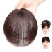 Human Hair Crown Topper for Women with Bald Spots with Clip in Hairpiece Toupee for Women