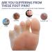 Zinyakon Gel Toe Separators 10 Pack - Small Triple Toe Spacers for Overlapping Toes - Pinky Toe Protectors for Curled Toes - Clear - Buy Online on GoSupps.com