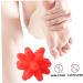 Magiclulu Star Fitness Ball - Portable Massage Roller & Coordination Training Tool | Elastic Silicone Pilates Ball (8x8cm) - Foot Massager in Red - Buy Online on GoSupps.com
