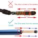 MASO USB Ear Endoscope - 3 in 1 Digital Otoscope Inspection Camera for Earwax Removal - HD Visual Earpick Tool with 6 LED Lights - Compatible with Android and PC (Blue) - Buy Online on GoSupps.com