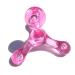2-Piece Trigger Point Presser Massager Set | 4-Point Massage Roller & Hand Arch Device for Acupressure Relief | Manual Leg & Arm Massager in Pink - International Shipping Available - Buy Online on GoSupps.com