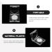 VALICLUD Bo te Fards Paupi res et Blush Vide Transparente 6 Pi ces Format Compact Pratique pour Voyageurs Plateaux Cosm tiques Portables - Buy Online on GoSupps.com
