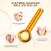 Amirce 2-in-1 Gua Sha & Ice Roller Set - Electric Face Massager for Skin Care & Facial Treatment | Gold - Buy Online on GoSupps.com