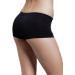 Stretch Seamless Mini Panties Boy Shorts Briefs - Black | Dance Exercise Yoga Spankies - Buy Online on GoSupps.com
