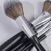 16-Piece Small Waist Black Makeup Brush Set - Perfect 22cm Brushes for Flawless Application | International Shipping - Buy Online on GoSupps.com