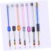 FRCOLOR Manicure Flower Barrettes for Women Builder Bunny Ears Headband Witch Hat Hair Pen Brush Purple - Buy Online on GoSupps.com