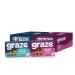 Graze - Vegan Savoury Healthy Snacks High in Protein & Fibre - Packaging may vary - (Salt&Vinegar and Sweet Chilly) Salt&Vinegar and Sweet Chilly 18 count (Pack of 1)