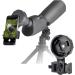 Gosky Telescope Phone Adapter - Quick Aligned Digiscoping Mount for Spotting Scope, Binoculars, Monocular - Fits Most Smartphone Brands (Big Type) - Buy Online on GoSupps.com