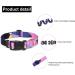 Mercano Adjustable Dog Collar - Soft Nylon Comfort & Geometric Purple Pattern for Small to Medium Dogs & Puppies - Buy Online on GoSupps.com
