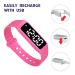 E-vibra 10 Alarm Vibrating Medical Reminder Watch with Timer - Pink - Buy Online on GoSupps.com