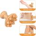 Binlingdaily 6PC Holz Therapy Massage Device Set for Cellulite & Lymphatic Drainage - Curved Wooden Massagers for Body Formation - Buy Online on GoSupps.com
