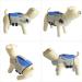 Dog Life Jacket Sport Style Dog Float Coat with Excellent Buoyancy Stylish Dog Swimming Safety Vest with Rescue Handle for Small Medium Large Dogs Blue S S (Bust 17"-22") Blue - Buy Online on GoSupps.com