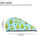 Hair Towel Wrap - Quick Drying Cartoon Avocado Hair Turban with Button | Ultimate Hair Care Solution - Buy Online on GoSupps.com